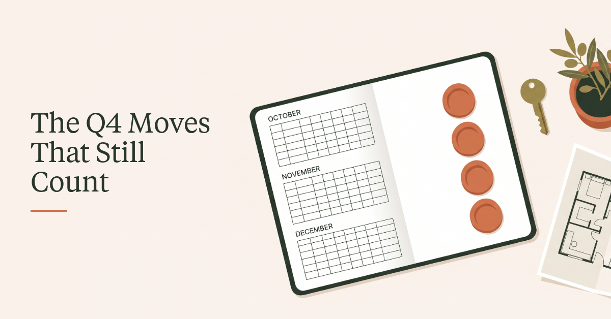 The Q4 moves that still count — planner with October through December